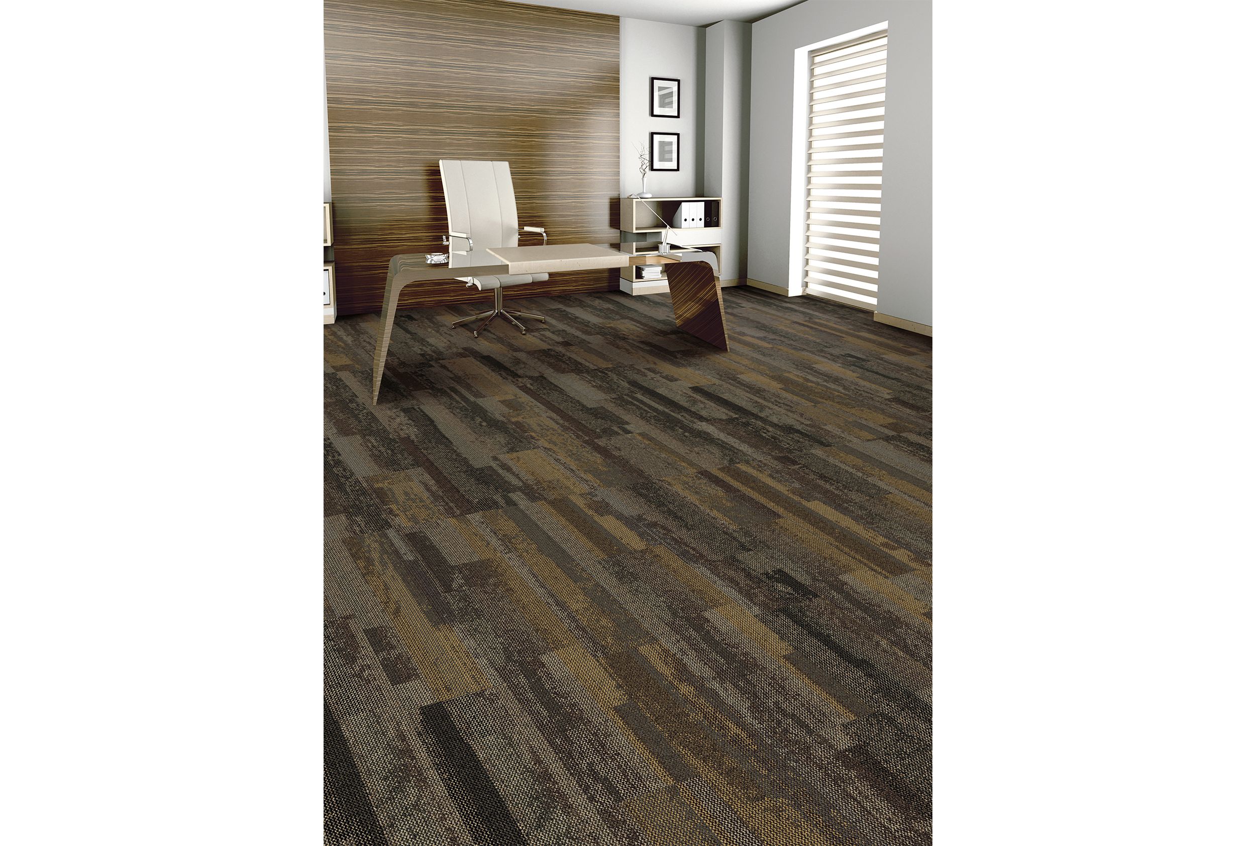 Interface Reclaim plank carpet tile in office imagen número 5